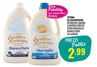 Spuma di Sciampagna Lavatrice