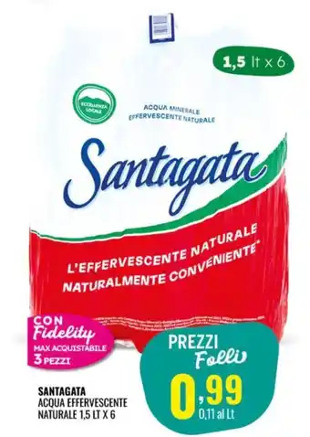 Santagata acqua effervescente naturale