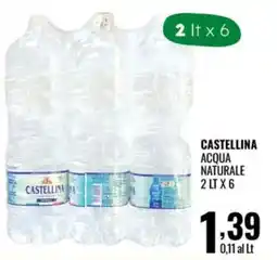 Gecop CASTELLINA ACQUA NATURALE offerta
