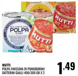 Gecop MUTTI POLPA FINISSIMA DI POMODORINI/DATTERINI GIALLI offerta