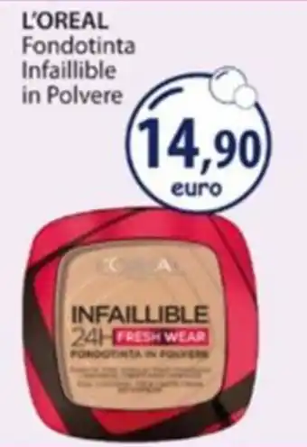 Acqua & Sapone L'OREAL Fondotinta Infaillible in Polvere offerta