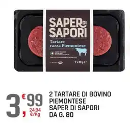 A&O Tartare razza Piemontese Saper di Sapori offerta