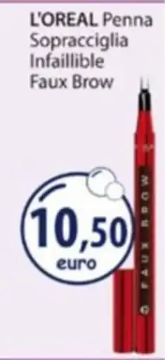 Acqua & Sapone L'OREAL Penna Sopracciglia Infaillibile Faux Brow offerta