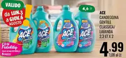 Gecop ACE Candeggina Gentile Classica/Lavanda offerta