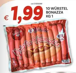 Vivo Supermercati Würstel Griglia & Famiglia Bonazza offerta