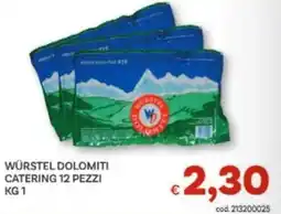Vivo Supermercati WÜRSTEL DOLOMITI offerta