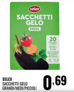 Gecop SELEX SACCHETTI GELO offerta