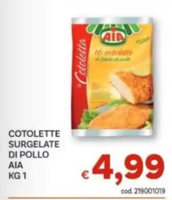 Vivo Supermercati Cotolette di pollo AIA offerta