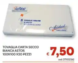 Vivo Supermercati TOVAGLIA CARTA SECCO BIANCA ASTOR offerta