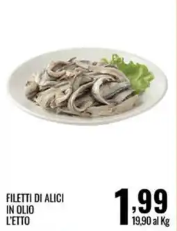 Gecop FILETTI DI ALICI IN OLIO L'ETTO offerta
