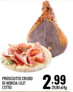 Gecop Prosciutto Crudo di Norcia I.G.P. offerta