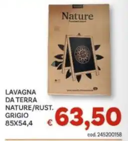 Vivo Supermercati LAVAGNA DA TERRA NATURE/RUST. GRIGIO offerta