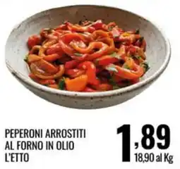 Gecop PEPERONI ARROSTITI AL FORNO IN OLIO L'ETTO offerta