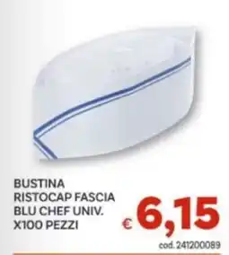 Vivo Supermercati BUSTINA RISTOCAP FASCIA BLU CHEF UNIV. offerta
