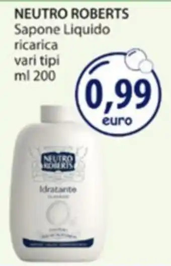 Acqua & Sapone Sapone Liquido Neutro Roberts offerta