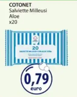 Acqua & Sapone COTONET Salviette Milleusi Aloe offerta