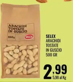 Gecop SELEX ARACHIDI TOSTATE IN GUSCIO offerta