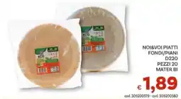 Vivo Supermercati NOI&VOI PIATTI offerta