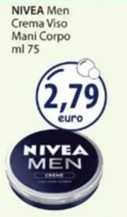 Acqua & Sapone NIVEA Men Crema Viso Mani Corpo offerta