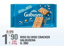 A&O RISO SU RISO CRACKER GALBUSERA offerta