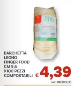 Vivo Supermercati Barchetta legno finger food BYO offerta