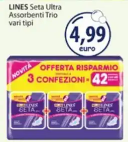 Acqua & Sapone LINES Seta Ultra Assorbenti Trio offerta