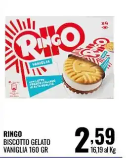 Gecop RINGO BISCOTTO GELATO VANIGLIA offerta