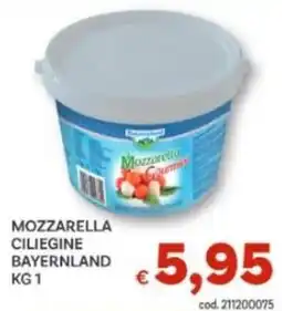 Vivo Supermercati Mozzarella Ciliegine Bayernland offerta