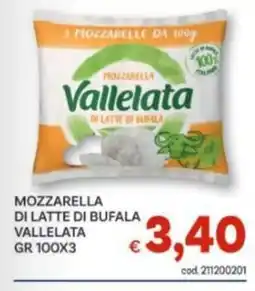 Vivo Supermercati Mozzarella di latte di bufala Vallelata offerta