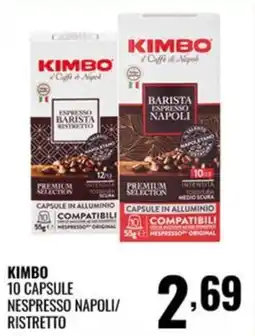 Gecop KIMBO NESPRESSO NAPOLI/ RISTRETTO offerta