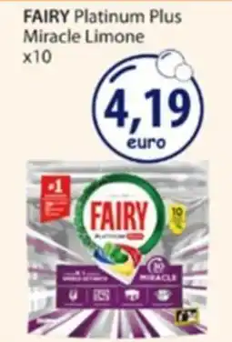 Acqua & Sapone FAIRY Platinum Plus Miracle Limone offerta