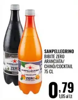 Gecop Sanpellegrino Bibite Zero Aranciata/Chinò/Cocktail offerta