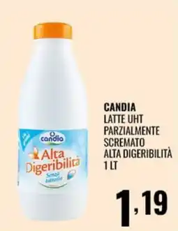 Gecop Candia Latte UHT Parzialmente Scremato Alta Digeribilità offerta
