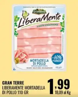 Gecop Gran Terre Liberamente Mortadella di Pollo offerta