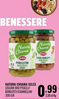 Gecop Natura Chiama Selex Legumi Bio Piselli/Borlotti/Cannellini offerta