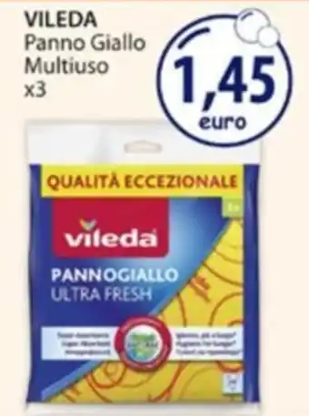 Acqua & Sapone Vileda Panno Giallo Multiuso offerta