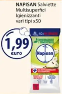 Acqua & Sapone NAPISAN Salviette Multisuperfici Igienizzanti offerta
