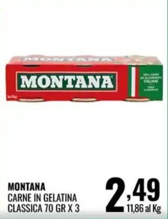 Gecop MONTANA CARNE IN GELATINA CLASSICA offerta