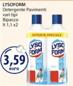 Acqua & Sapone LYSOFORM Detergente Pavimenti offerta