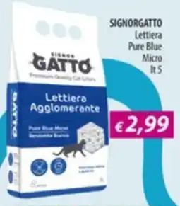 Acqua & Sapone SIGNORGATTO Lettiera Pure Blue Micro offerta