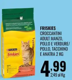 Gecop Friskies Croccantini Adult Manzo, Pollo e Verdure offerta