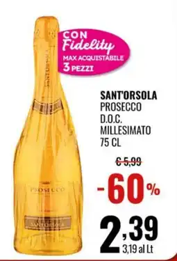 Gecop SANT'ORSOLA PROSECCO D.O.C. MILLESIMATO offerta