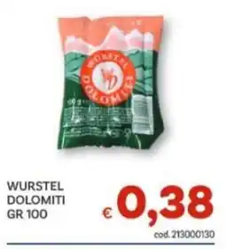 Vivo Supermercati WURSTEL DOLOMITI offerta