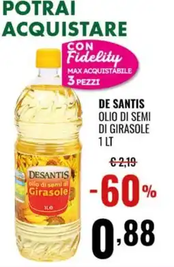 Gecop DE SANTIS olio di semi di Girasole offerta