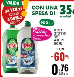 Gecop Nelson Detersivo Piatti offerta