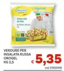 Vivo Supermercati VERDURE PER INSALATA RUSSA OROGEL offerta