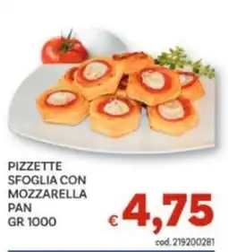 Vivo Supermercati Pizzette Sfoglia con Mozzarella Pan offerta