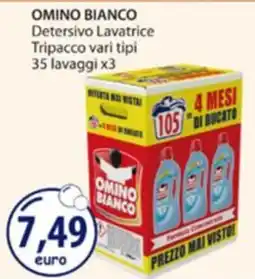 Acqua & Sapone Omino Bianco Detersivo Lavatrice offerta