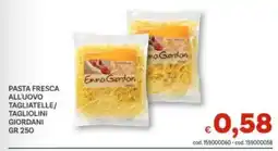 Vivo Supermercati Pasta fresca all'uovo tagliatelle/tagliolini Giordani offerta
