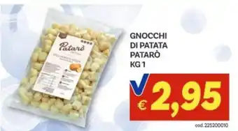 Vivo Supermercati Gnocchi di patata Patarò offerta